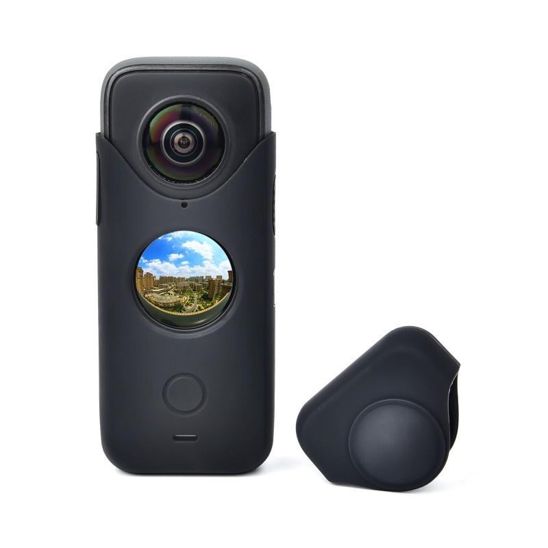 Vỏ Silicon Mềm Bảo Vệ Ống Kính Máy Ảnh Chống Bụi Cho Insta360 One X2