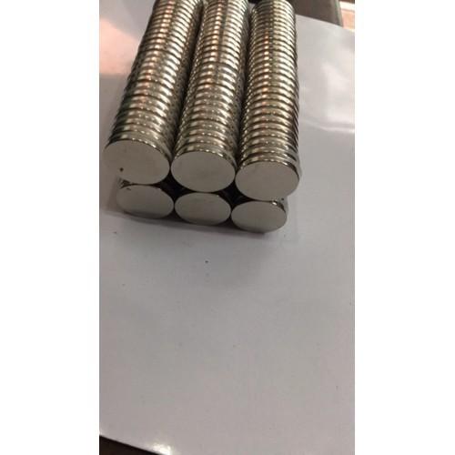 Nam châm viên trắng 25x3mm, nam châm đất hiếm