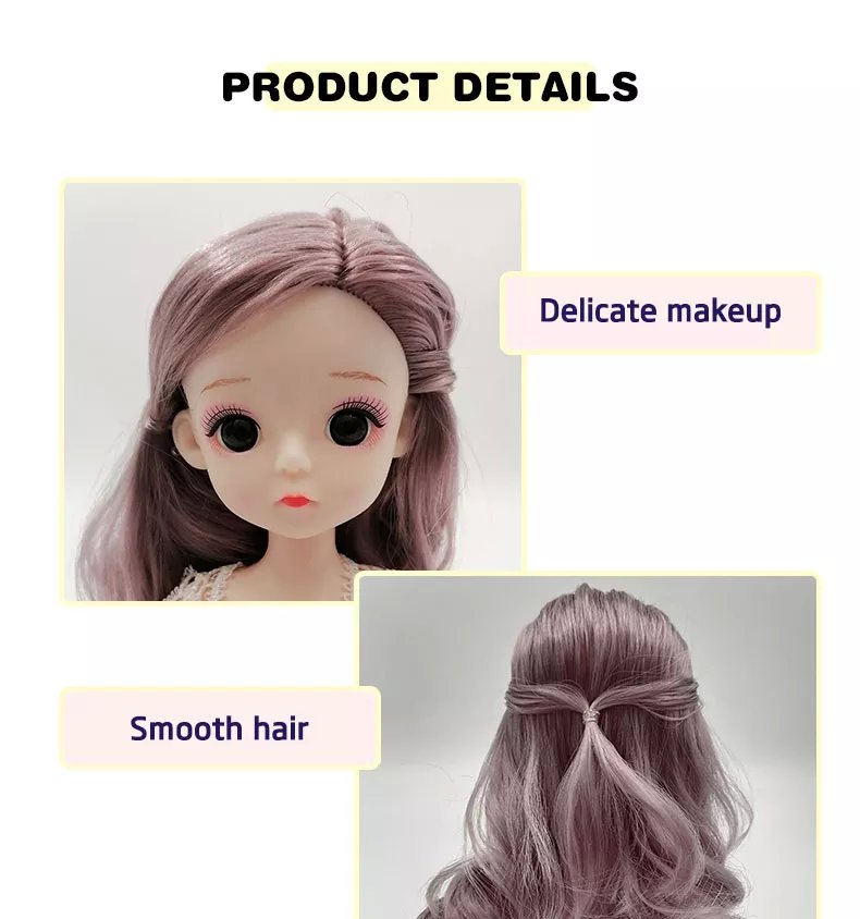 BÚP BÊ BJD 30CM 22 KHỚP MẮT ĐÁ SIÊU ĐẸP NHIỀU LOẠI ĐẦM VÁY DỄ THƯƠNG
