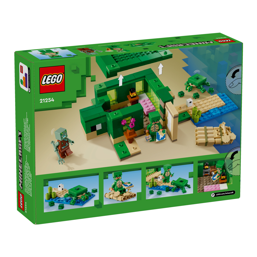 Đồ Chơi Lắp Ráp Ngôi Nhà Rùa Biển LEGO MINECRAFT 21254 (234 chi tiết)