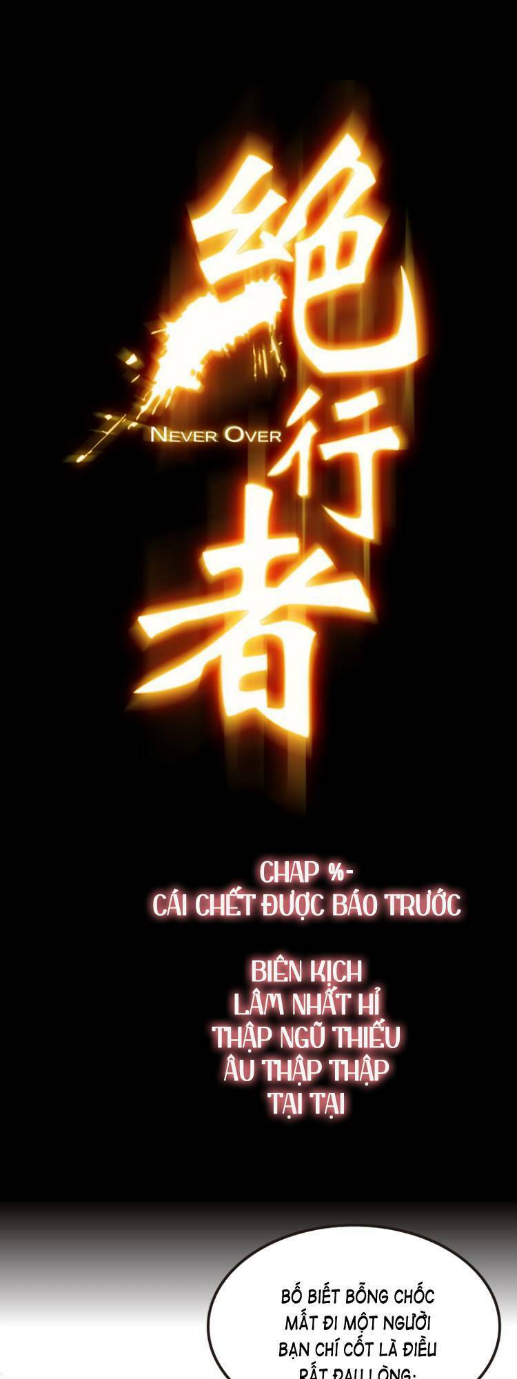tuyệt hành giả (never over) chapter 3 1