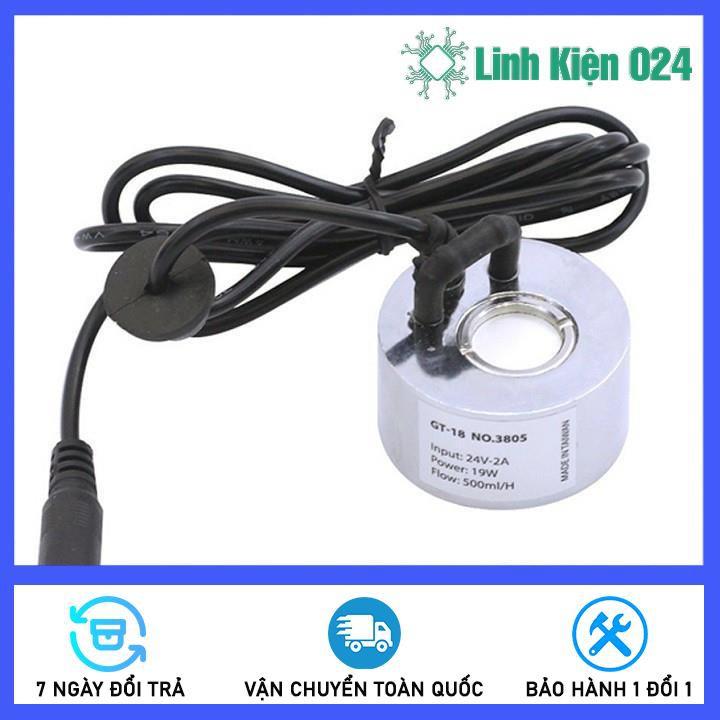 Combo Phun Sương GT18 Không Led và Nguồn Điều Chỉnh Điện Áp 9-24V 1A ( Điều chỉnh lượng sương )