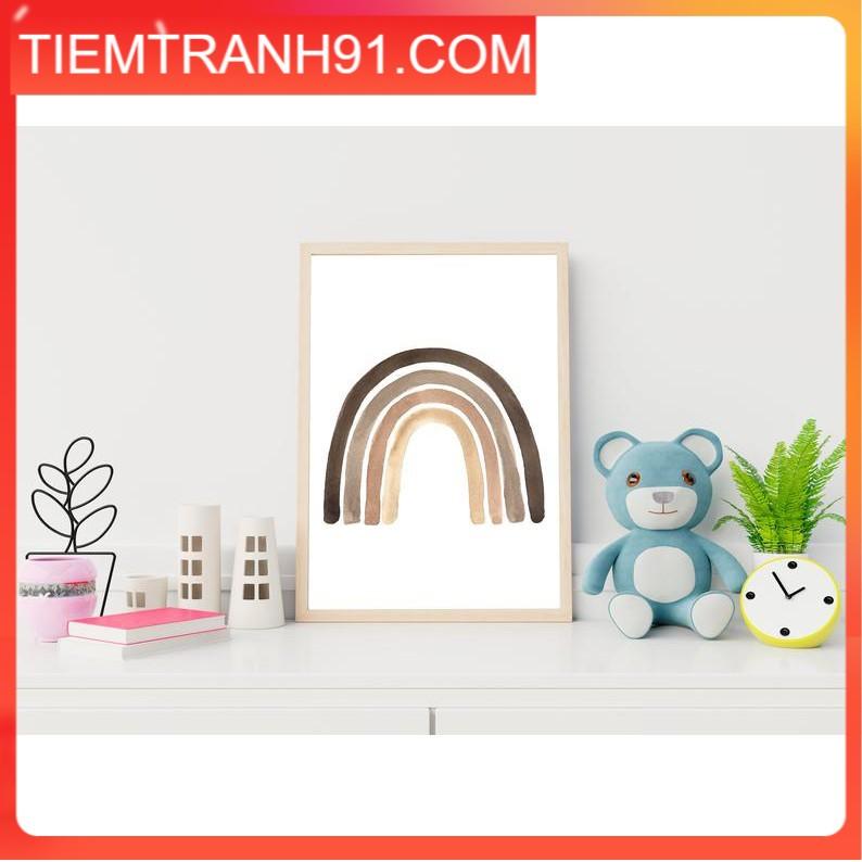 Tranh treo tường | Tranh cho bé-Watercolor Rainbow Printable Wall Art 53 , tranh canvas giá rẻ