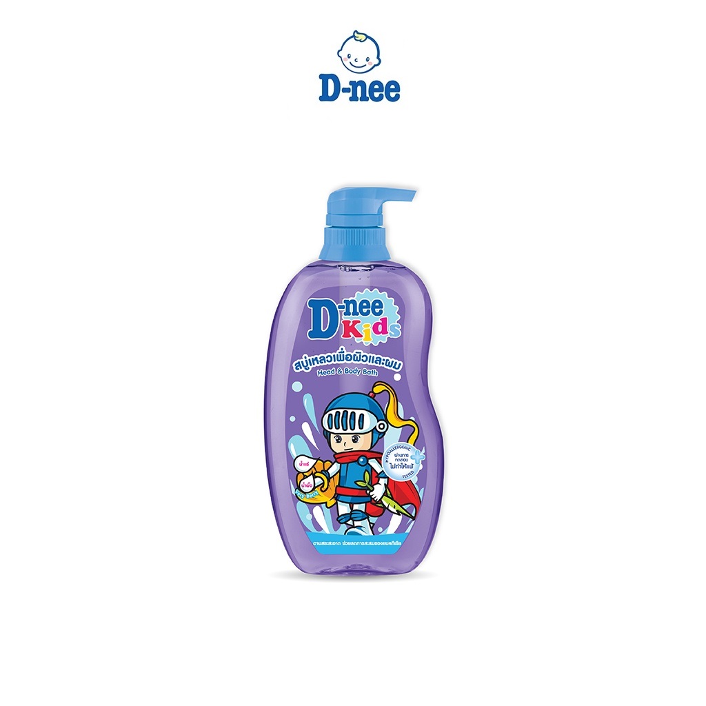 Tắm Gội Toàn Thân Kids Tím D-Nee Dành Cho Bé Trên 3 Tuổi (400ml)