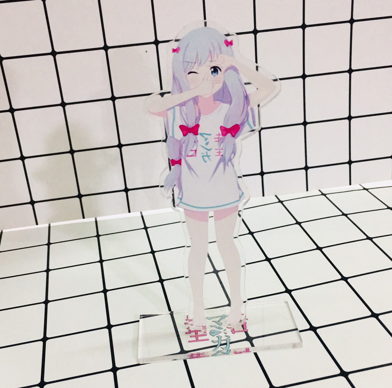 Standee tượng mica trong nhân vật Sagiri Izumi mẫu ngẫu nhiên