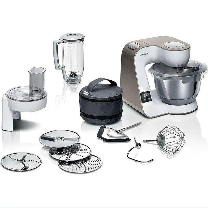 Máy Trộn Bột Đa Năng BOSCH MUM5XW20, Máy Làm Bếp, Công Suất 1000W, 7 Cấp Độ, 3.9L, Nhập Đức, BH 12 Tháng, Hàng Chính Hãng