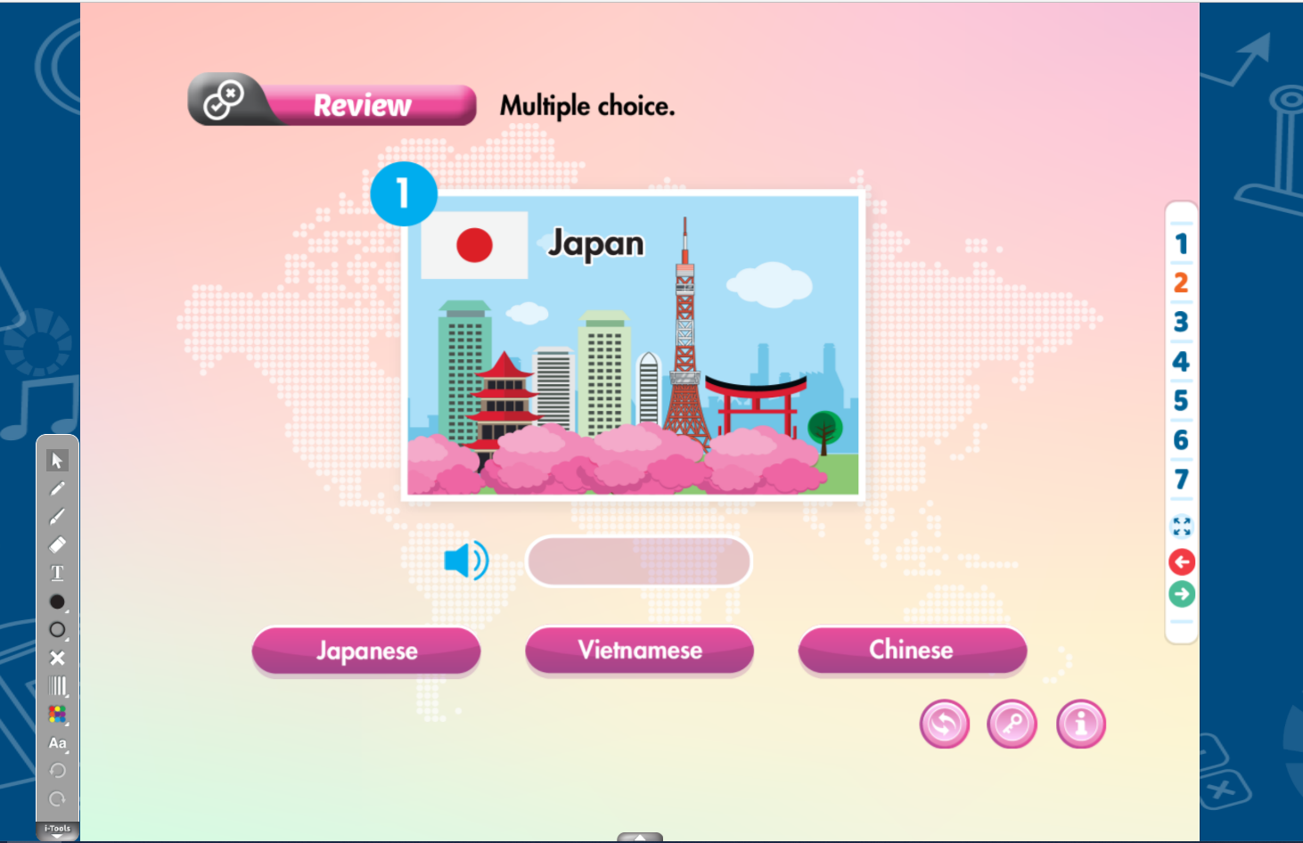 I-Learn Smart World Listening & Speaking 6 - Ứng dụng phần mềm tương tác sách học sinh