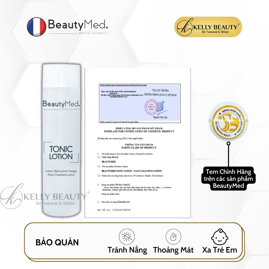 Toner Cân Bằng Cho Da Khô, Nhạy Cảm BeautyMed Tonic Lotion | Kelly Beauty