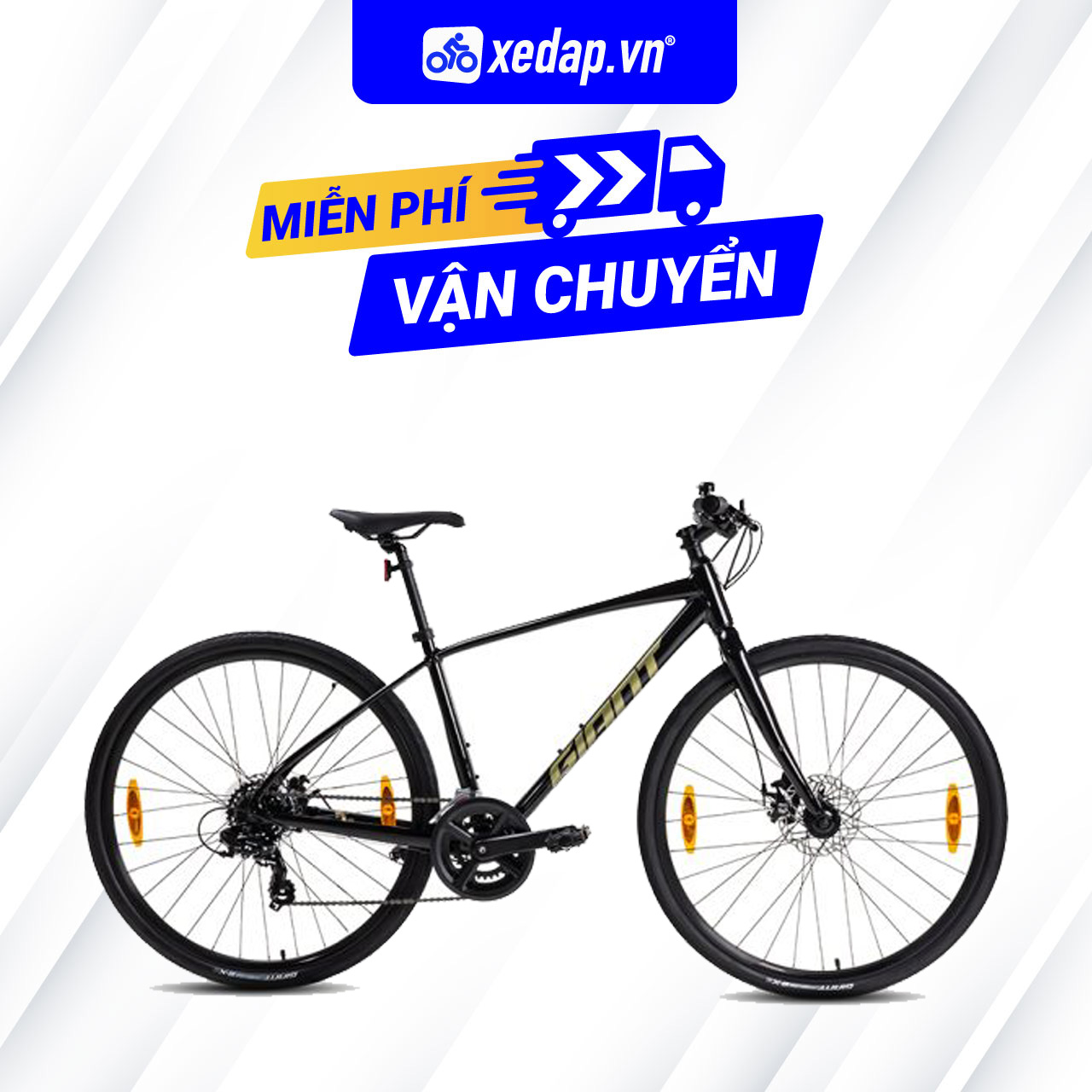 Xe Đạp Thể Thao Đường Phố Touring GIANT Escape 3 Disc – Phanh Đĩa, Bánh 700C – 2024