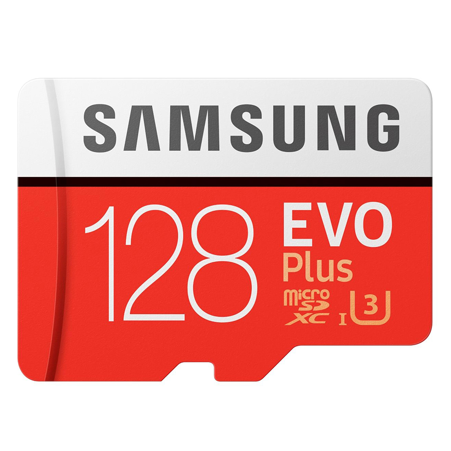 Thẻ Nhớ Micro SD Samsung Evo Plus 128GB U3 Class 10 - 100MB/s (Kèm Adapter) - Hàng Chính Hãng