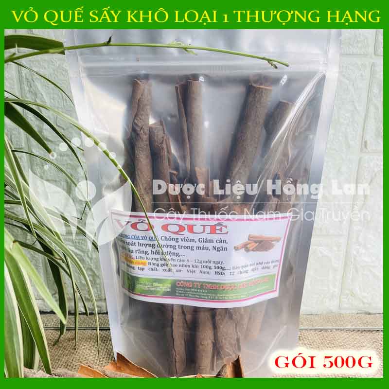 500g Vỏ Quế sấy khô loại 1 -