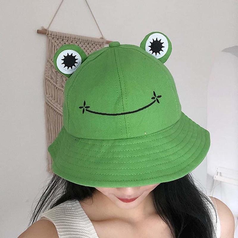 Nón bucket ếch xanh