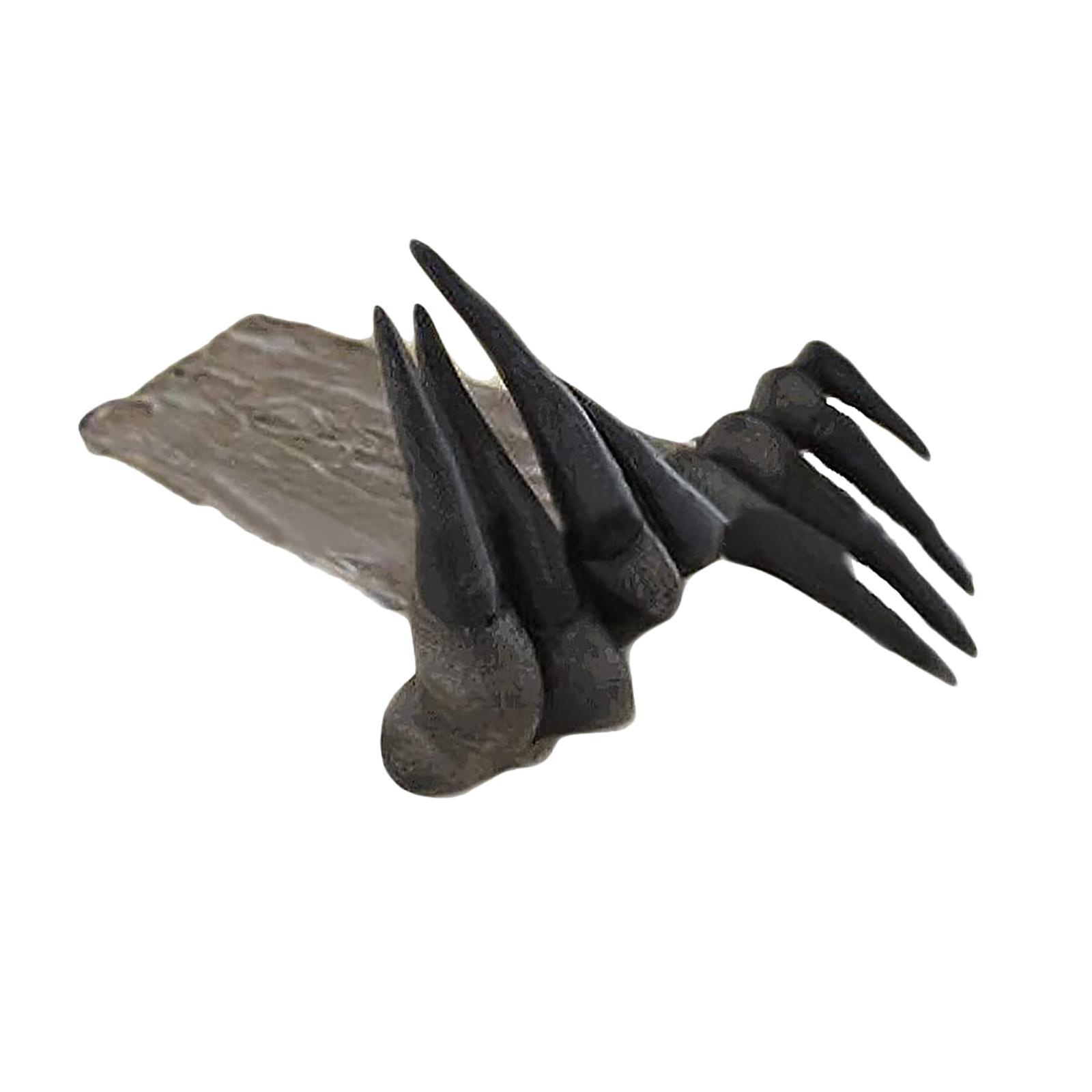 3pcs 3D Devil's Hand Bookmark Statue Stationery Gift Bookshelf Ornaments