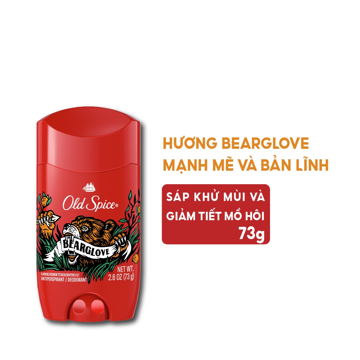 Sáp Khử Mùi Old Spice Bearglove 73g