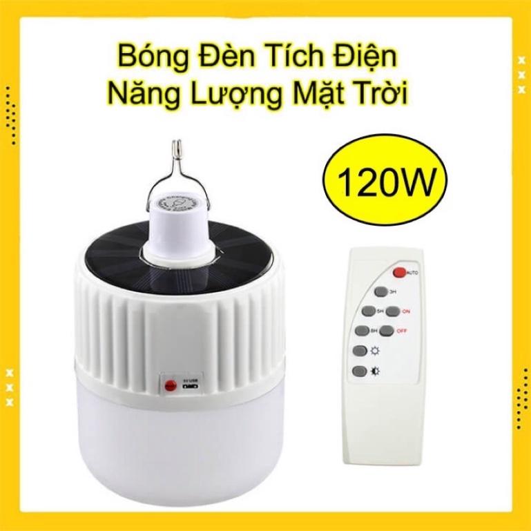 bóng đèn tích điện led kèm điều khiển hàng sịn loại 120w-100w