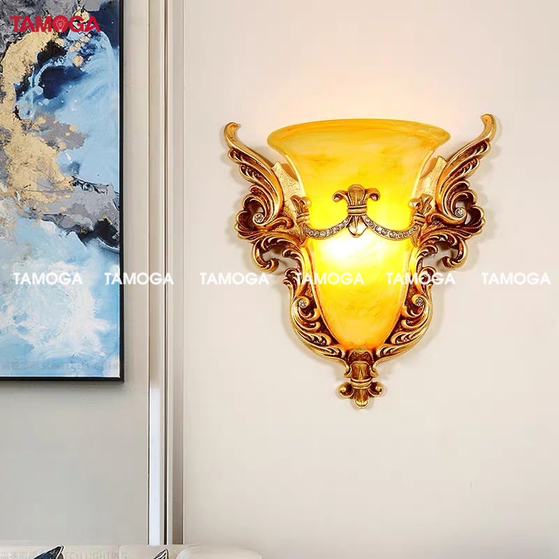 Bộ 02 đèn Đèn gắn tường trang trí cao cấp TAMOGA MIKIYA 6174 + Kèm bóng led chuyên dụng