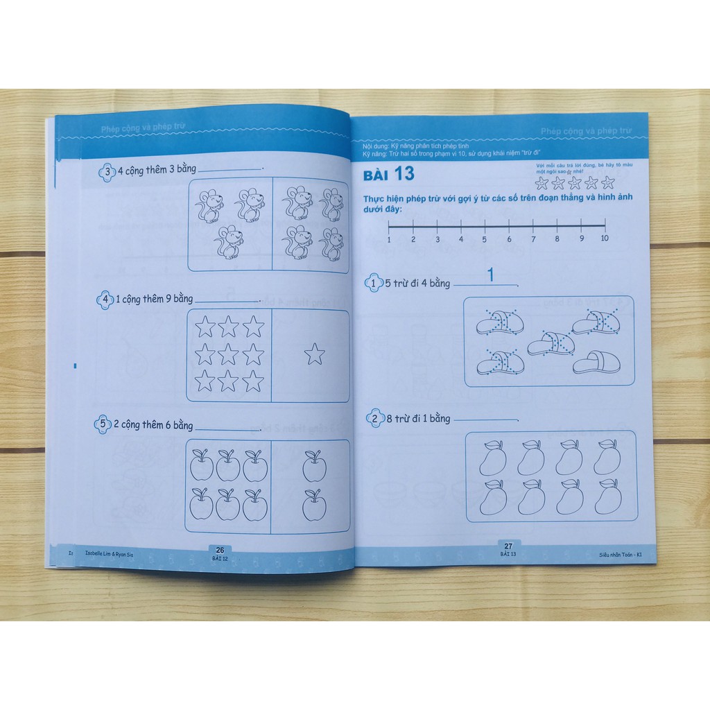 Sách: Combo Siêu Nhân Toán (5-6 TUỔI) Tiếng Việt