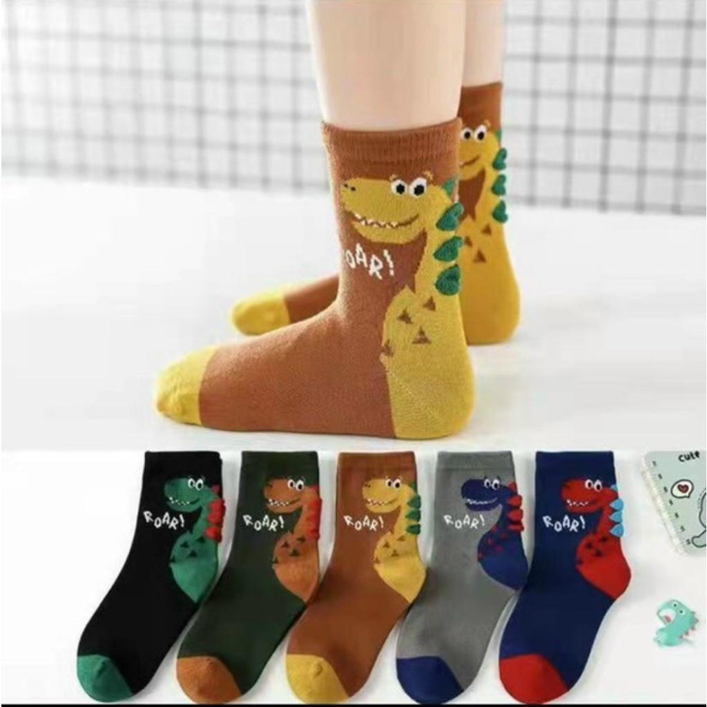 Tất cao cổ cho bé, Tất vớ hình khủng long đáng yêu cho bé