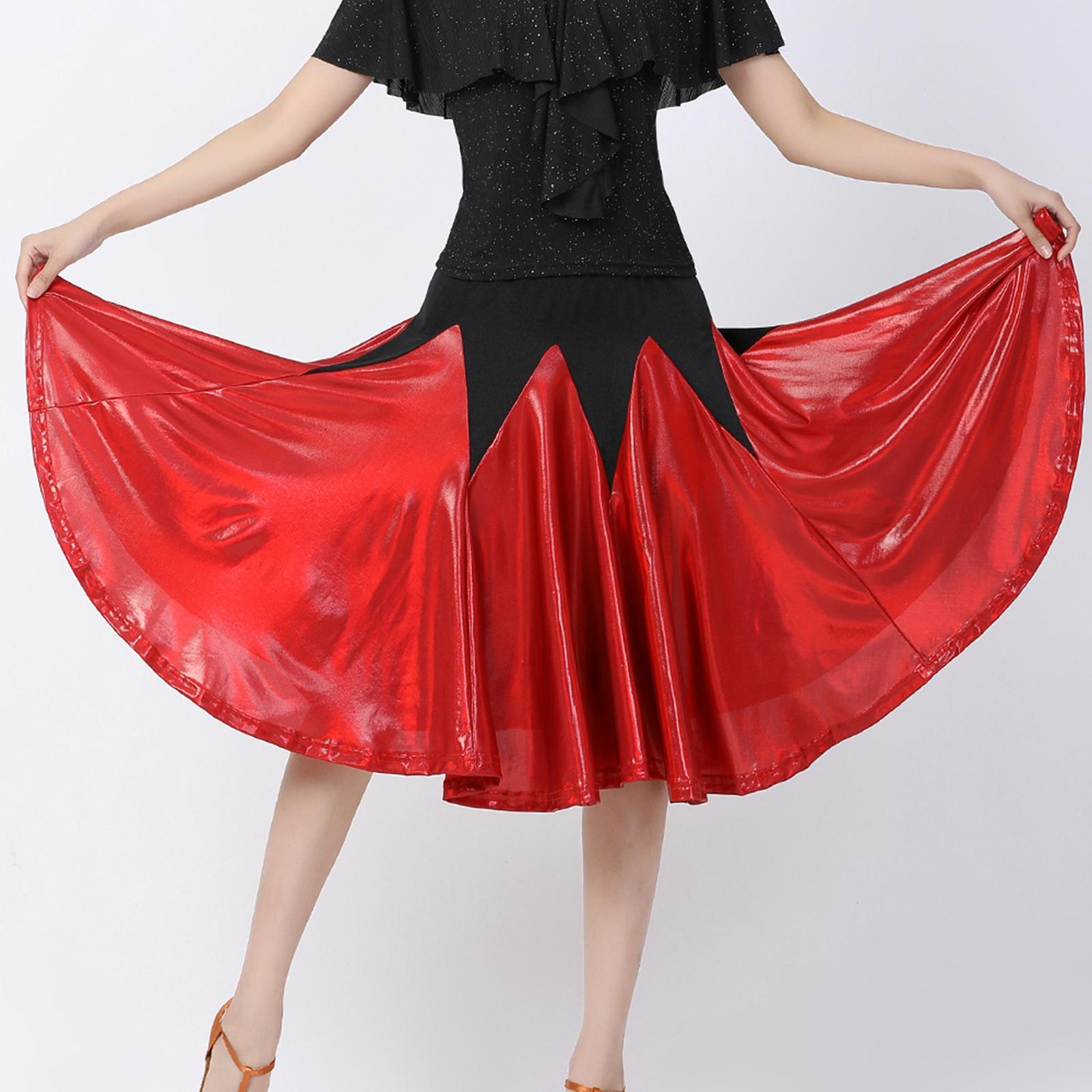 Ballroom Dance Skirts Latin Cha Cha Clothing Waltz Adult Modern Tango