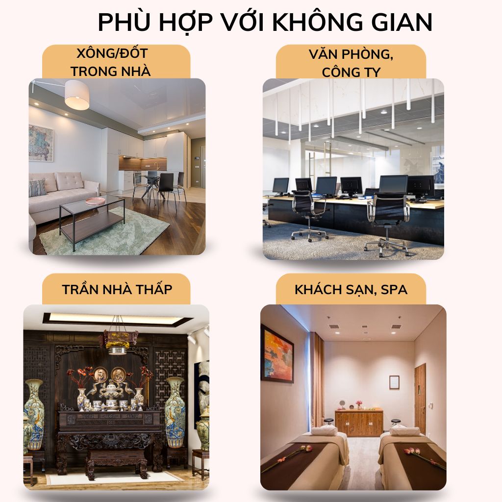 Nhang Trầm Hương Cao Cấp Thiên Mộc Hương, trầm hương 16 năm, thơm dịu nhẹ, không cay mắt, không kích mũi, lưu hương cực lâu