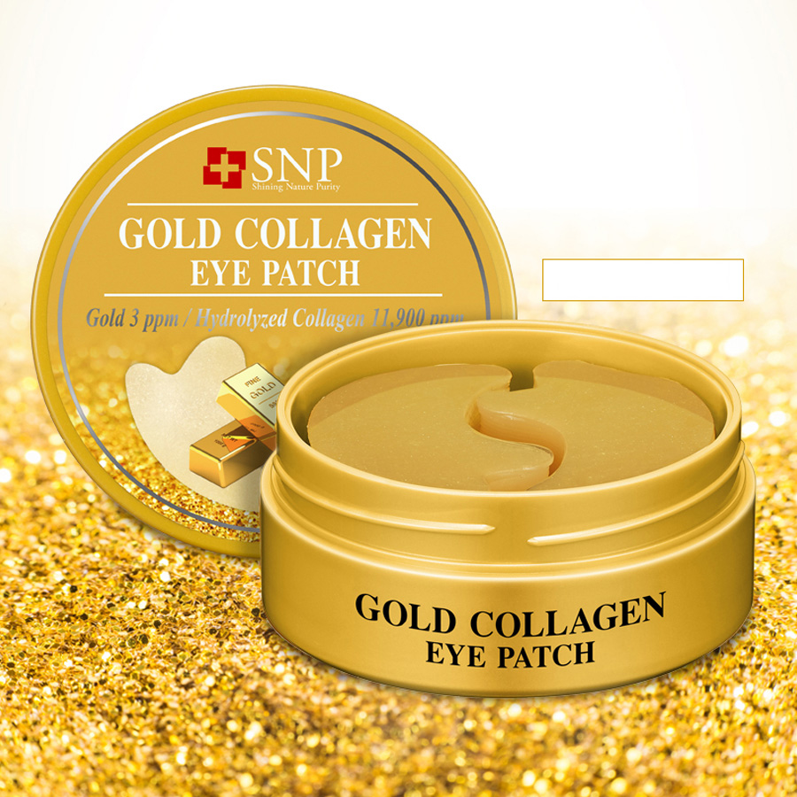 Hộp Miếng Dán Dưỡng Mắt Chống Lão Hóa SNP GOLD COLLAGEN EYE PATCH