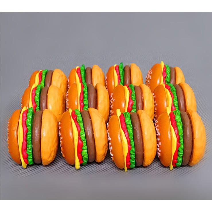 KHO-HN * Mô hình Hamburger size 3 x 3.5cm cho các bạn làm móc khóa, trang trí nhà búp bê, DIY