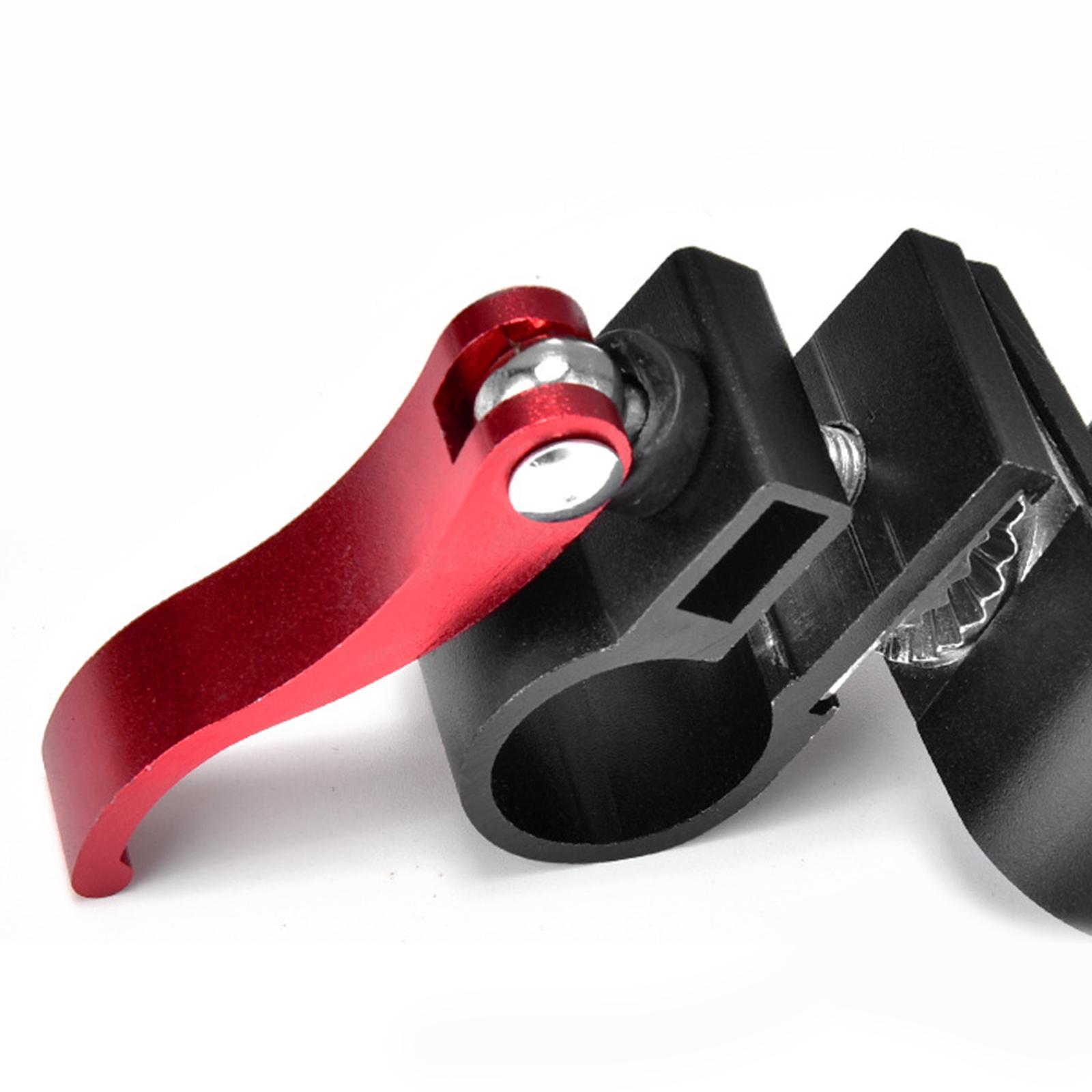2xHeavy Duty Fishing Umbrella Bracket Fixed Clip Brackets Mounting Accessories Black