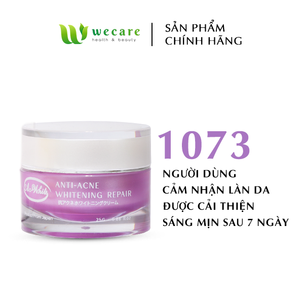 KEM GIẢM MỤN &amp; DƯỠNG TRẮNG DA &amp; DƯỠNG ẨM A-WHITE