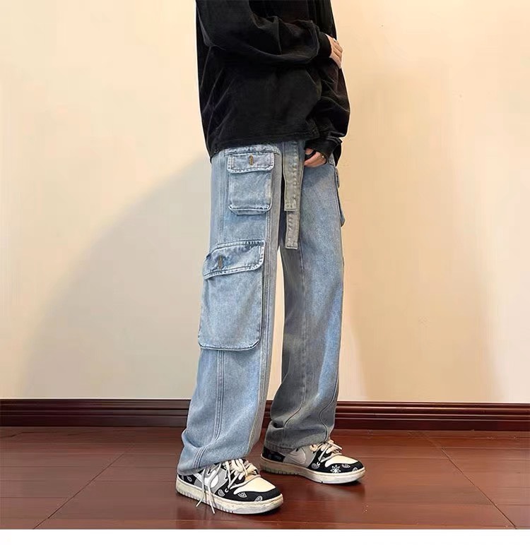Quần Suông Túi Hộp chất kaki cao cấp basic nam nữ ống suông rộng, Quần lưng thun co giãn 4 màu tôn dáng, form rộng