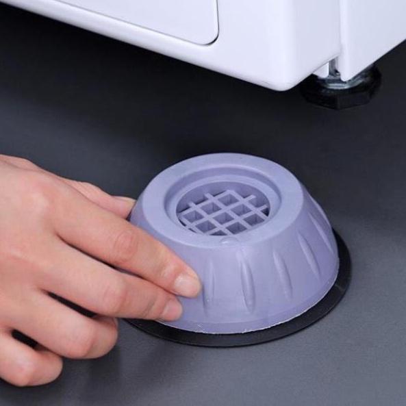 Bộ 4 Miếng Đệm Cao Su Chống Rung Máy Giặt,Đế Chống Ồn Máy Giặt,Chân Đỡ Đa Năng Tủ Lạnh