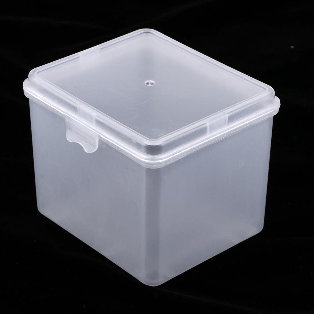 2pcs Plastic Storage Box Organizer Case For 18650 Lithium Battery & Headlamp