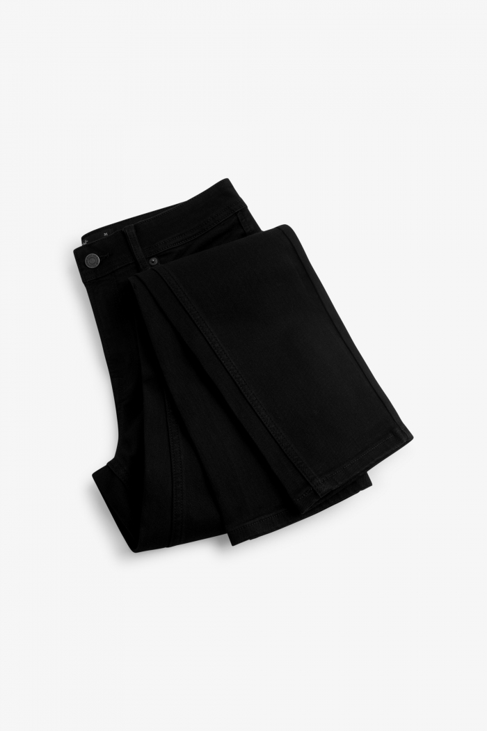 Quần Jean nam ROUTINE màu đen form skinny có độ co giãn 10F20DPA100CR1