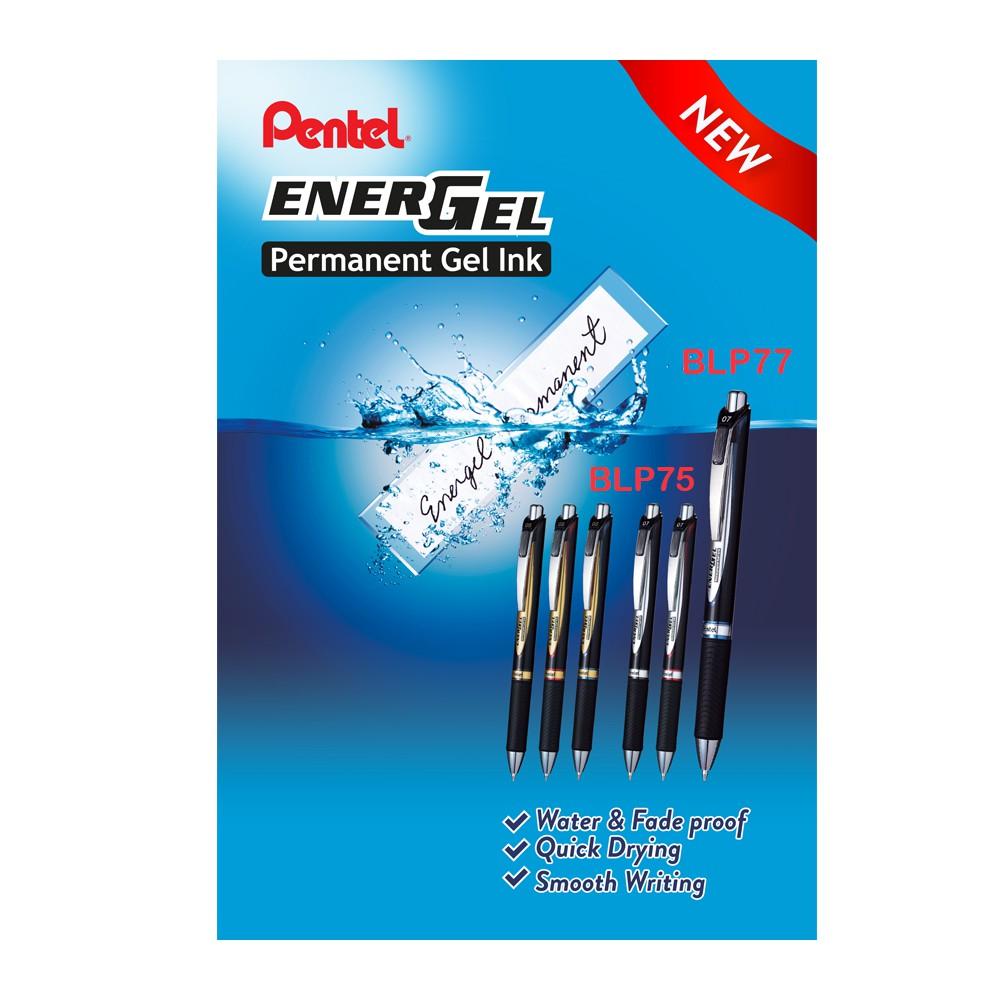 Bút bi mực nước Pentel đầu bi 0.5mm BLP75