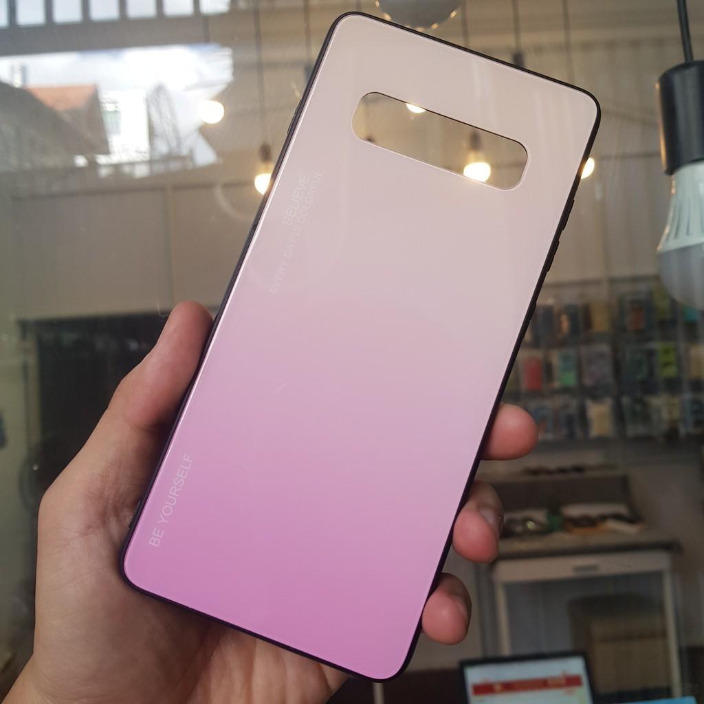 Ốp lưng kính Cho Dòng samsung galaxy S10 / S10+