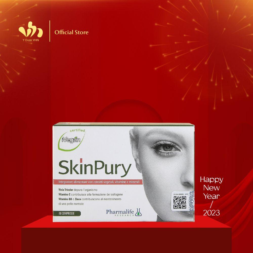 Viên Uống Đẹp Da Skin Pury PHARMALIFE RESEARCH Hỗ Trợ Thải Độc, Ngăn Ngừa Lão Hóa 60 Viên/Hộp