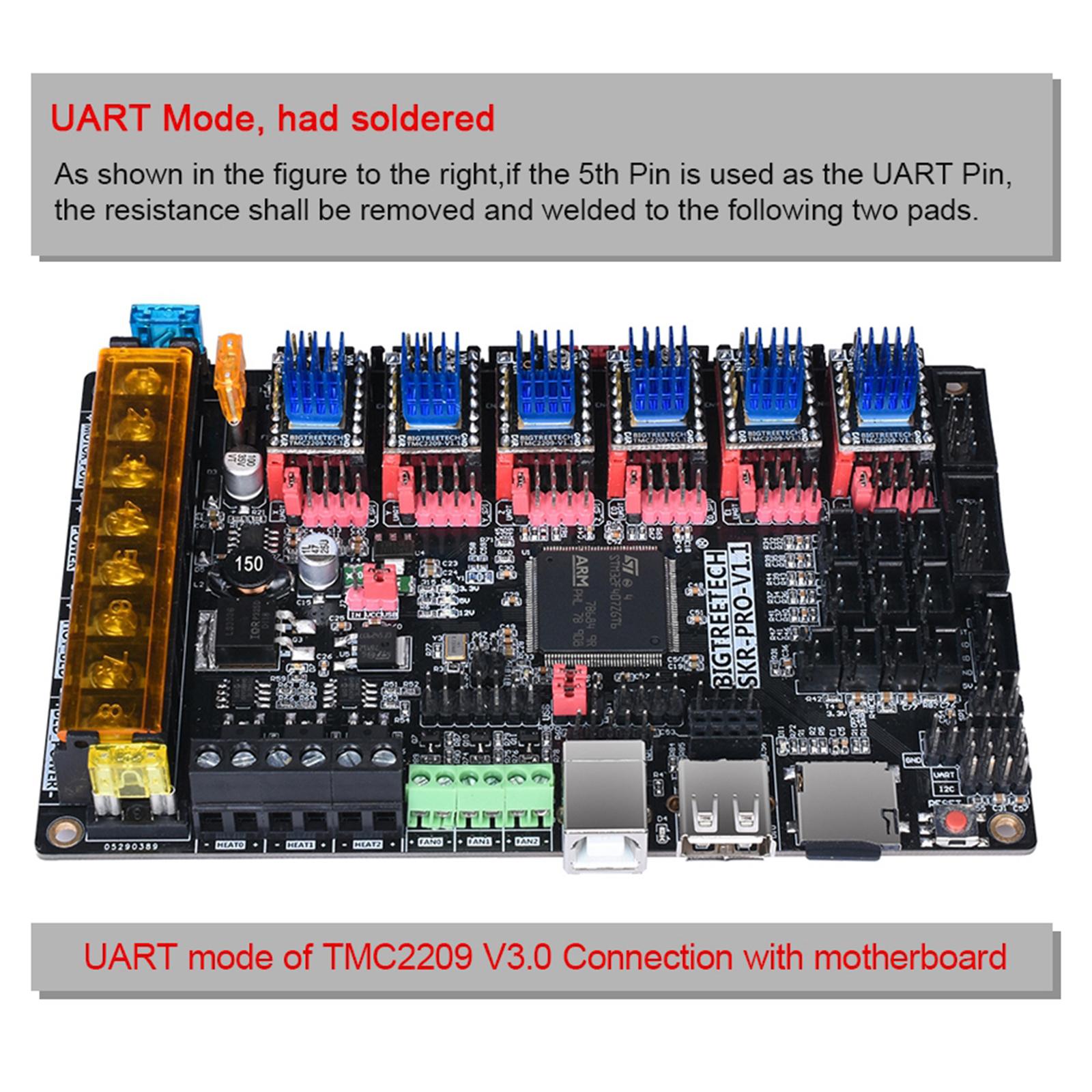 Bigtreetech TMC2209 V1.2 Stepper Motor Driver UART 2.8A 3D Printer Part