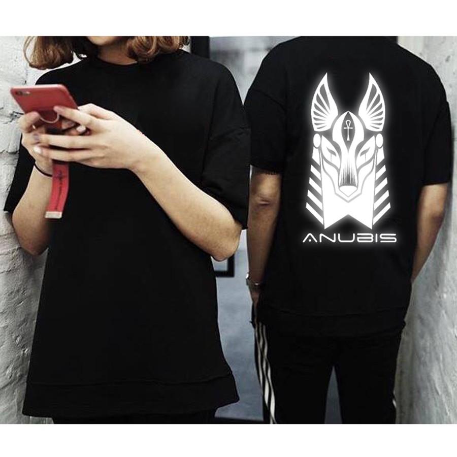 ÁO THUN TAY LỠ PHẢN QUANG NAM NỮ ANUBIS