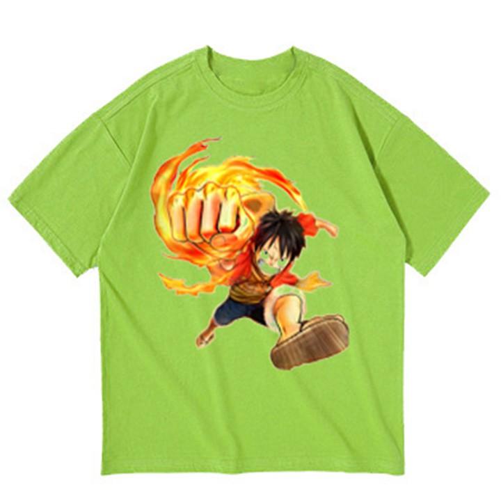 Áo thun bé trai form rộng in hình LUFFY - ATBT17