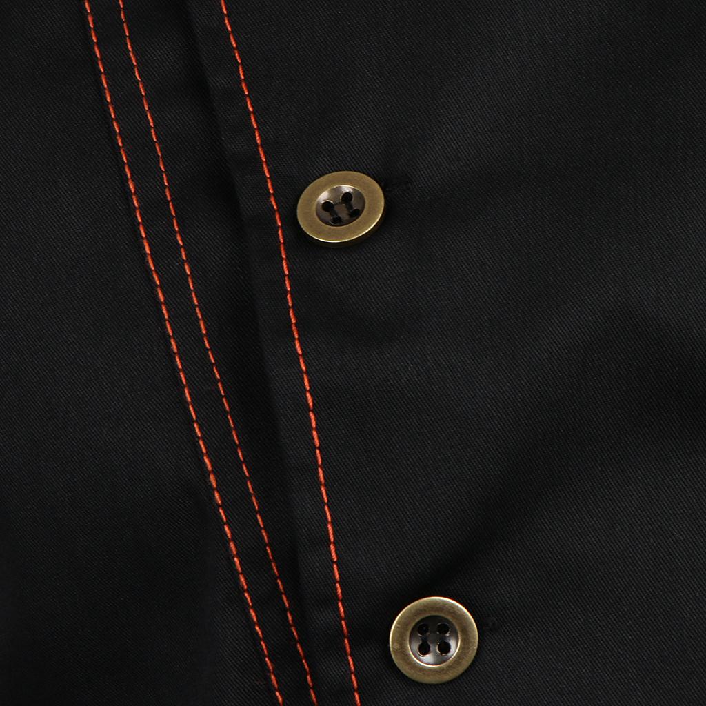 2-pack Chef Jacket Summer Short-sleeved Baker's Jacket Catering Workwear Buttons Chef Jacket Coat Restaurant Chef Uniform XL / 2XL