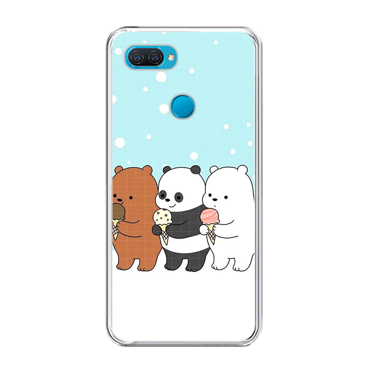 Ốp lưng điện thoại Oppo A12 – Silicon dẻo – 0094 PANDA03 – Hàng Chính Hãng