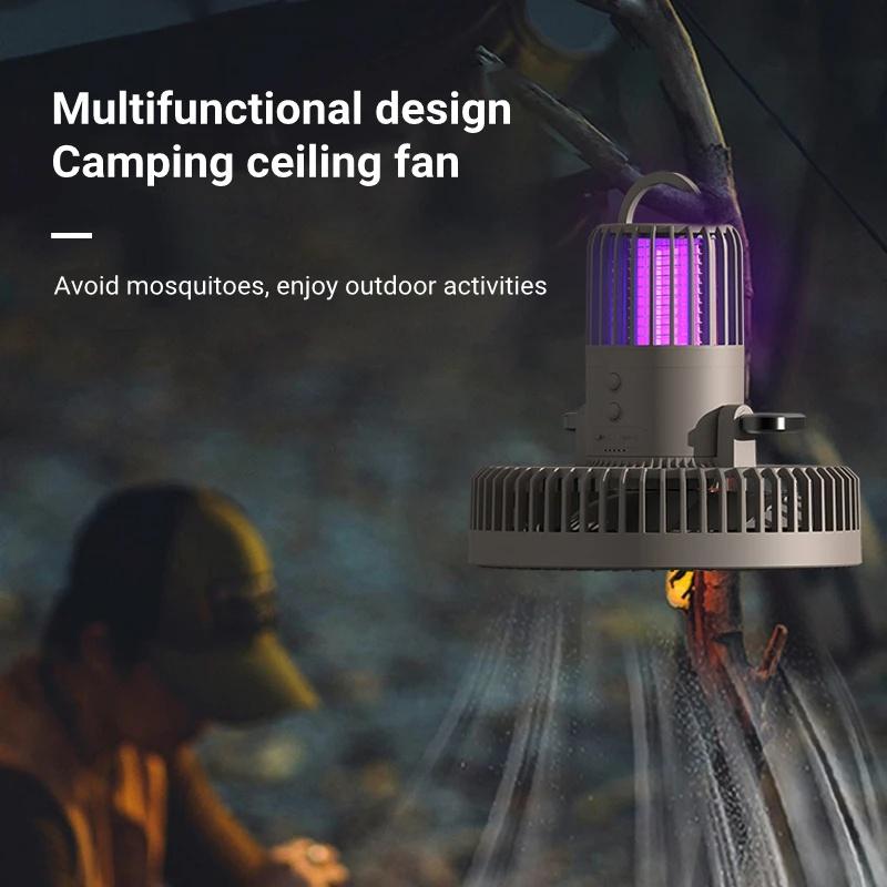 Quạt Sạc USB Xiaomi 8000mAh Có Thể Sạc Lại Tiện Dụng-Hàng nhập khẩu