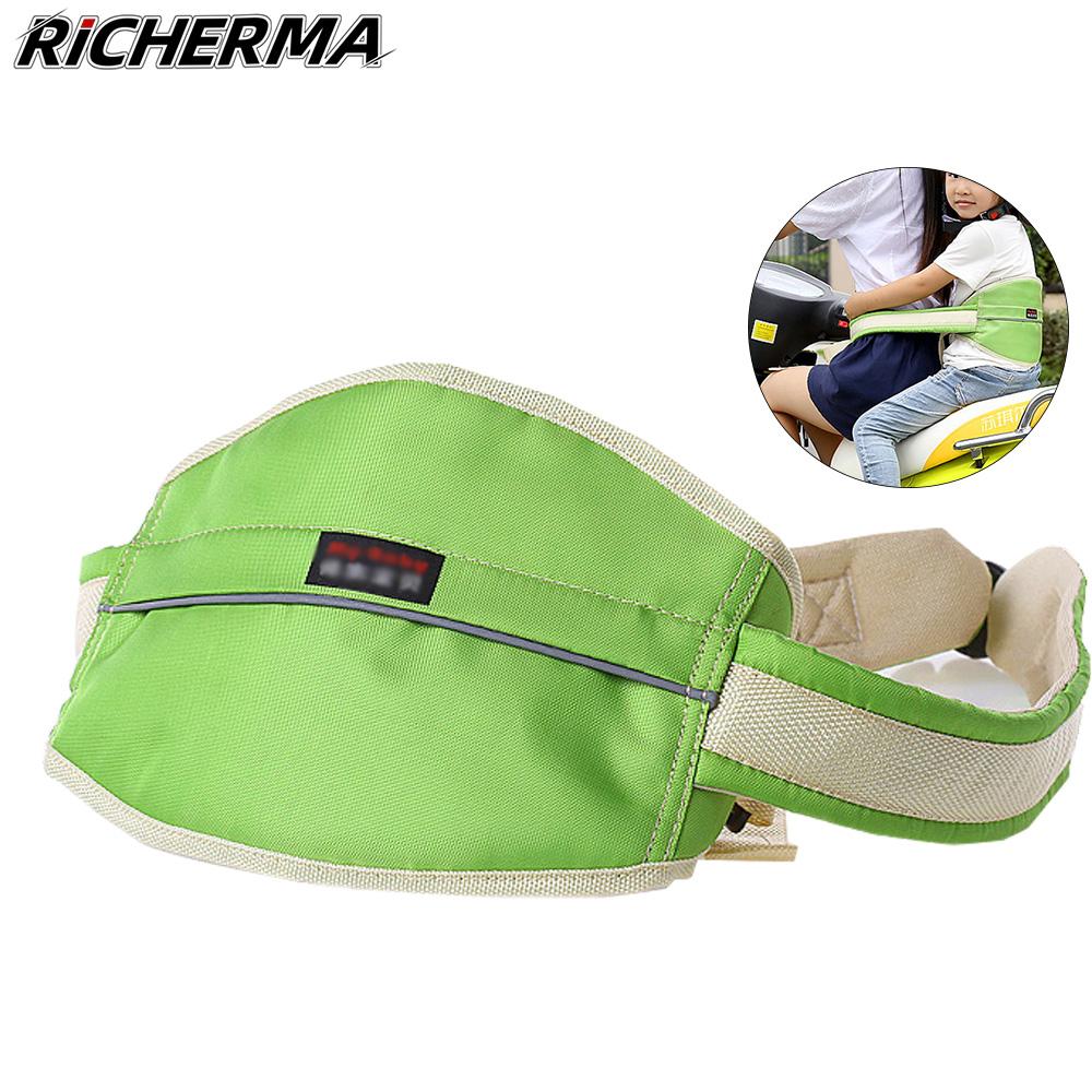 Richerma Đai Xe Máy An Toàn Có Thể Điều Chỉnh Mạnh Mẽ Bền Xe Máy Dây Đai An Toàn Cho Trẻ Em Chống Lạc Dây An Toàn Dây Đeo