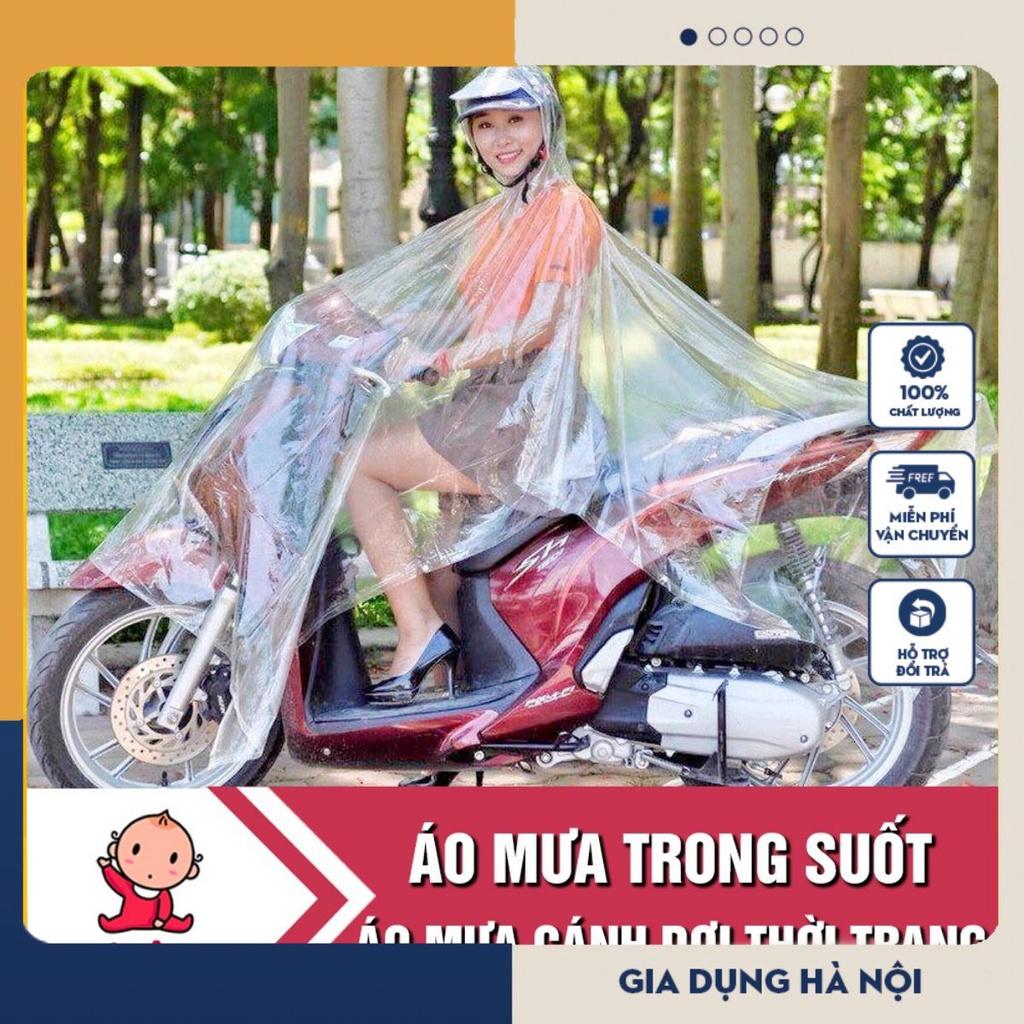 Áo mưa trong suốt loại dày (1 và 2 đầu) loại To