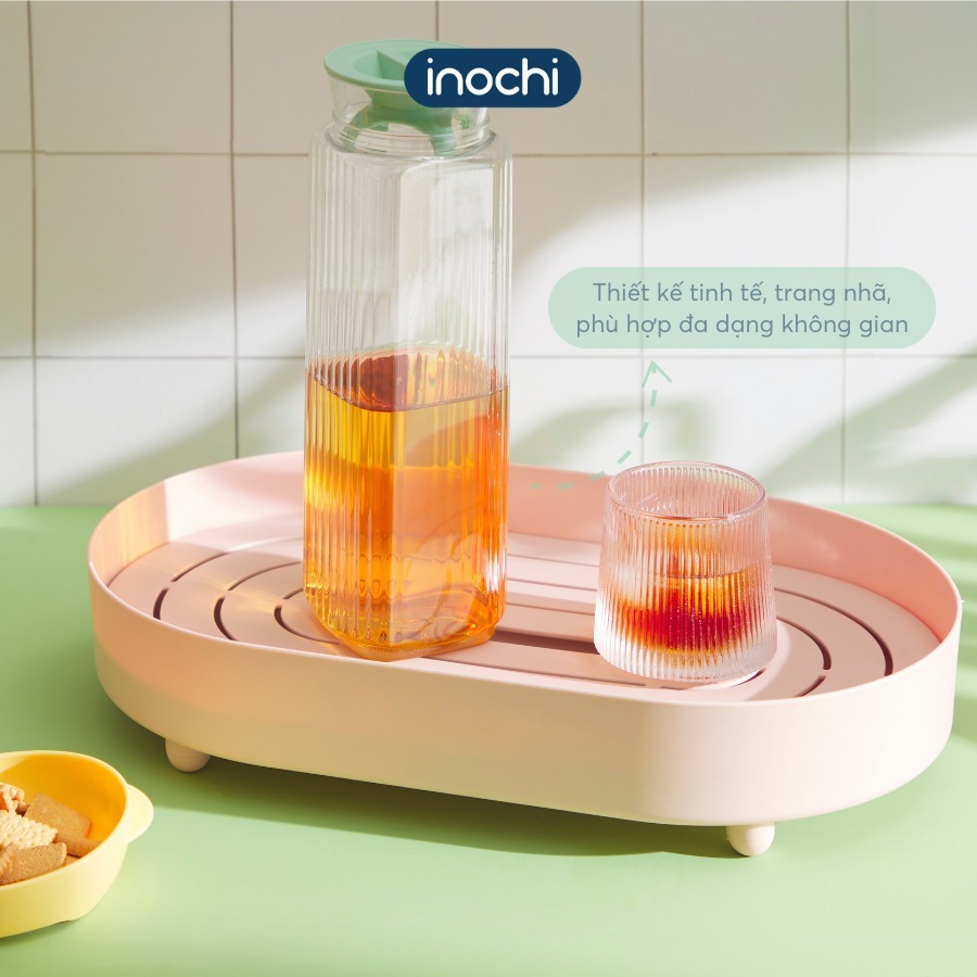 Khay úp cốc oval Sano - Chính hãng Inochi ( Tặng kèm khăn lau PaKaSa)