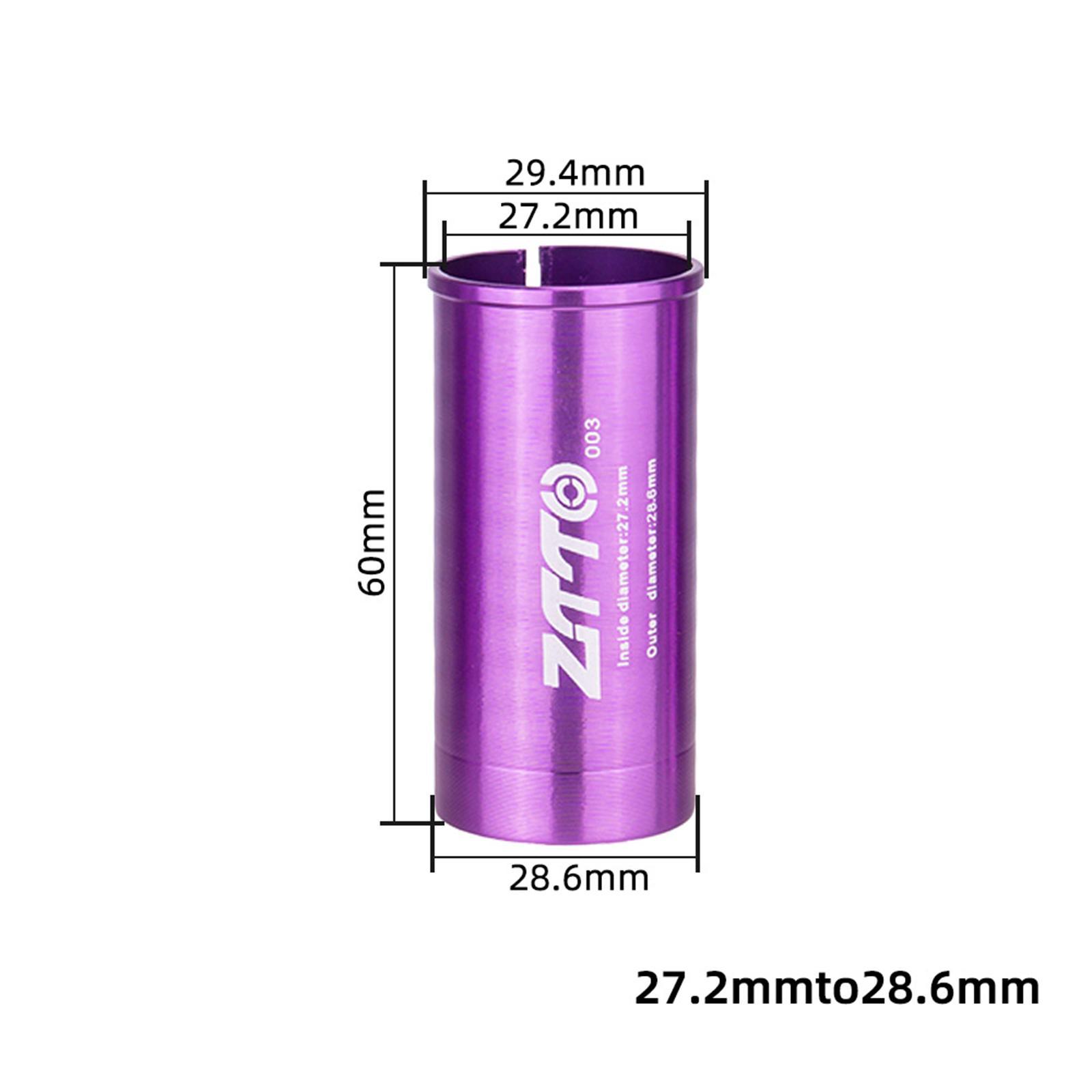 2x Seatpost Shim Seat Post Tube Sleeve Adapter 25.4mm 27.2mm 28.6mm 30.4mm 30.8mm 31.6mm 33.9mm 34.9mm for Mountain Bike,Road Bike,,BMX, Gear