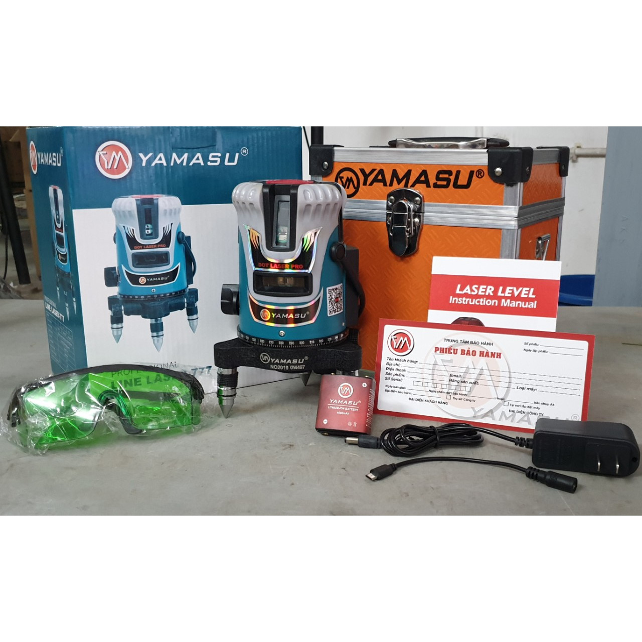 Máy cân bằng laser Yamasu Pro 5