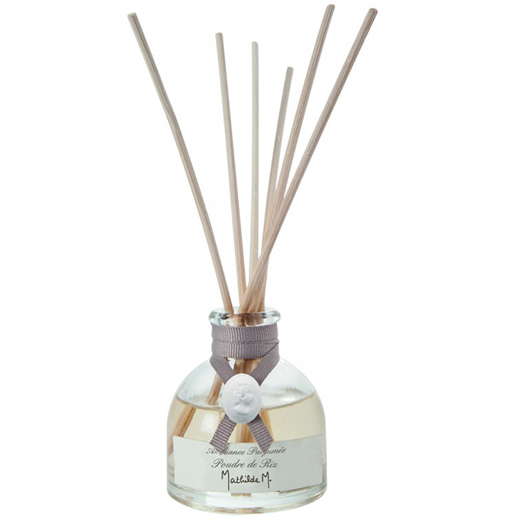 Bộ Khuếch Tán Nước Hoa Mathilde M Home Glass Diffuser - Poudre De Riz 40ml