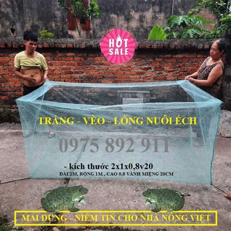 Lồng , Bể bạt nuôi ếch