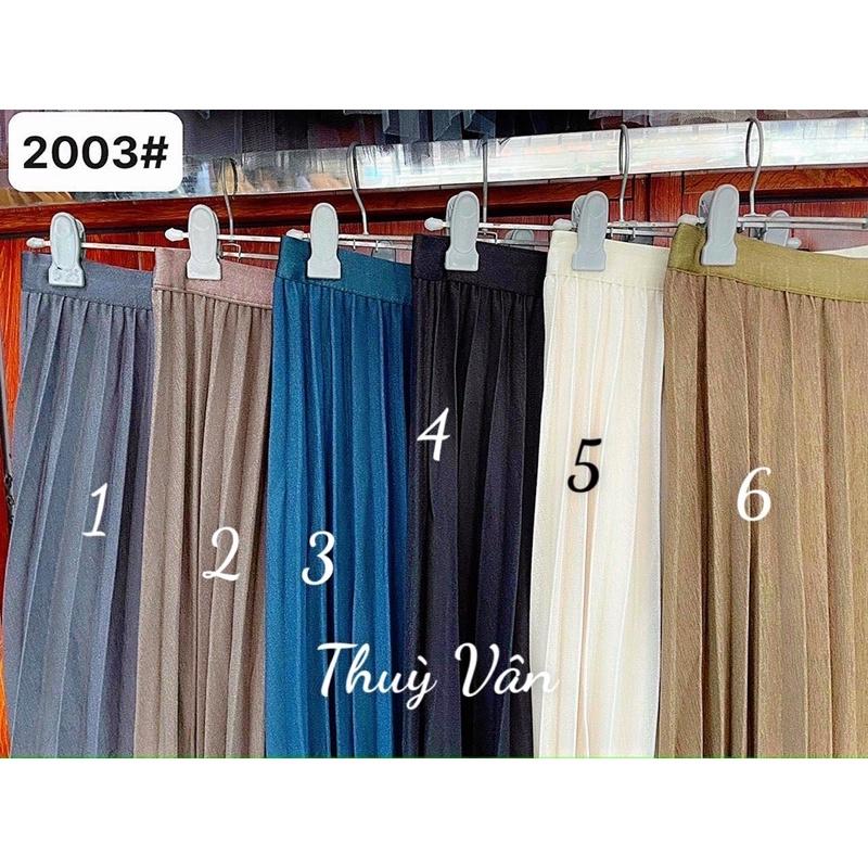 #2003 Chân váy xếp ly chất vải dày dặn loại 1 (kèm ảnh thật)