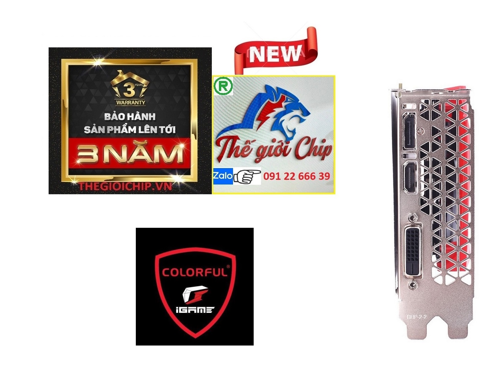 VGA Colorful Geforce GTX 1050Ti NB 4GB/DDR5/2AN- HÀNG CHÍNH HÃNG